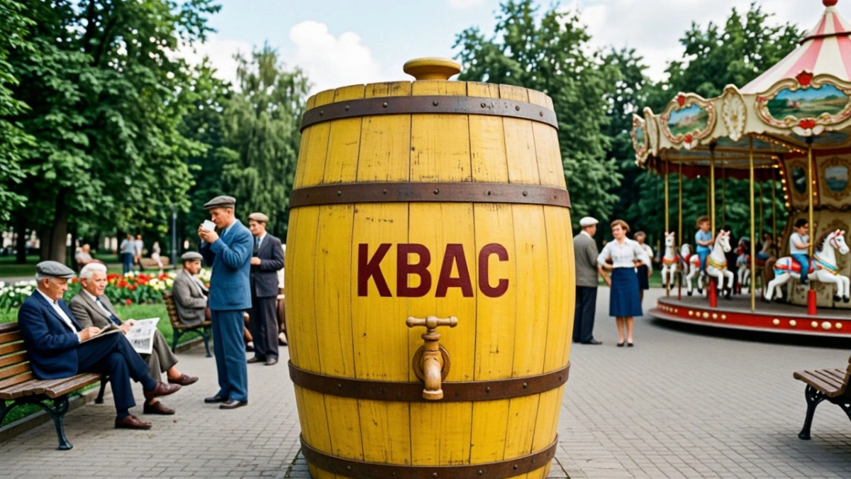 Один глоток — и жара не страшна: как готовили квас по ГОСТу из СССР и почему за ним выстраивались очереди