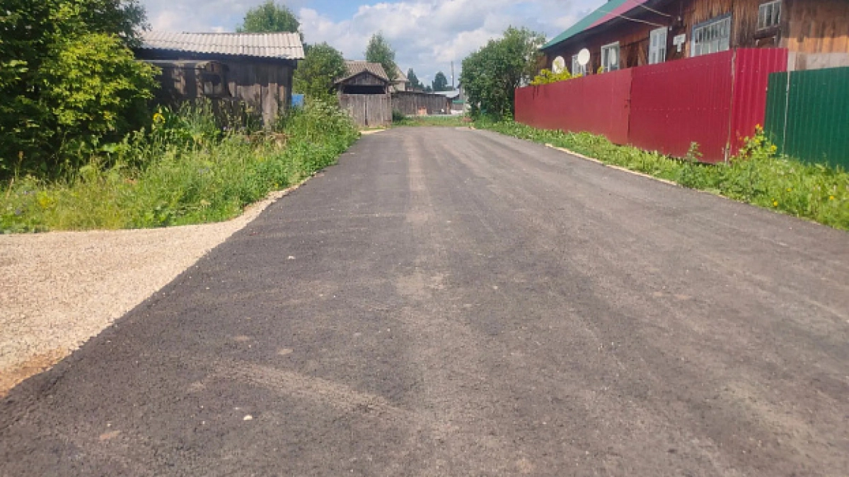 В Свечинском округе появилась новая дорога