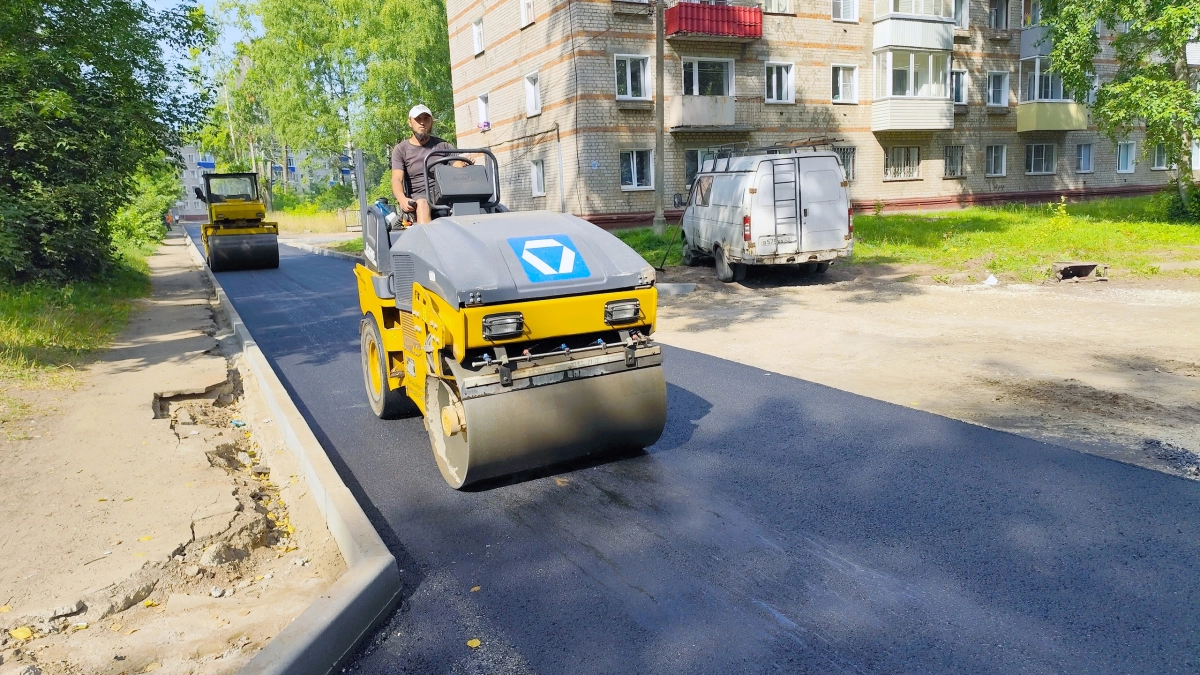 Ремонт одного из проездов в Кирово-Чепецке близится к завершению