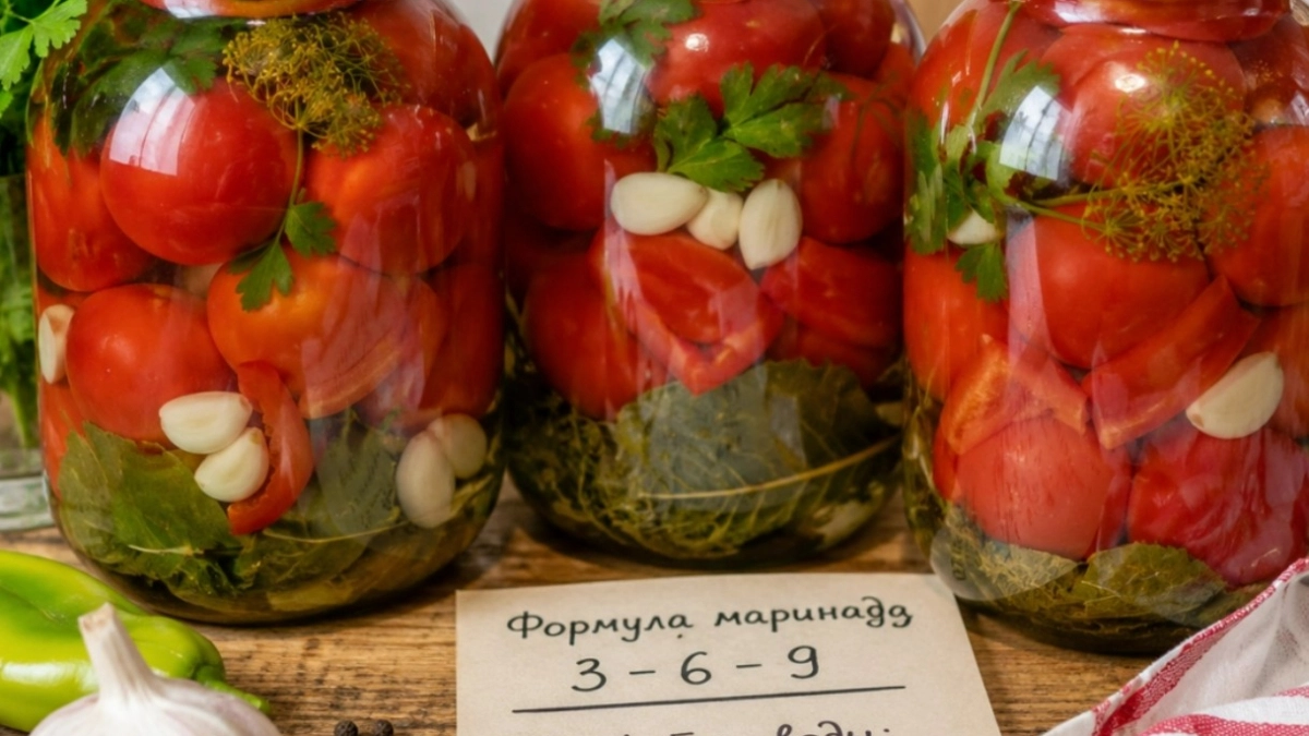 Секретная формула "3-6-9" - для идеального маринада: огурчики и помидоры получаются волшебными - съедаем банку за раз