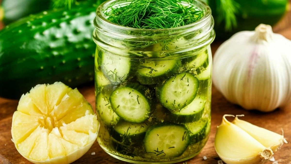 Заполнила банки сырыми огурцами, залила маринадом и стерилизовала один раз — вкуснейший рассольник зимой готов за 10 минут