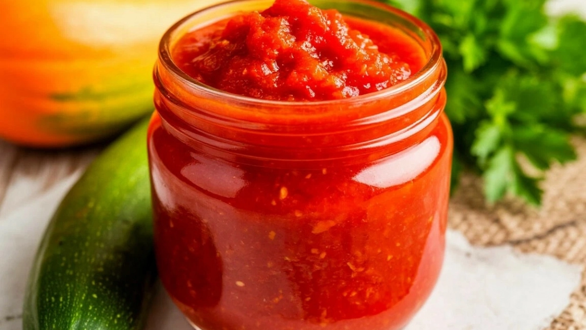 Кабачковая аджика — не классика, но вкуснее: мягкая, острая, чесночная, улетает с хлебом за минуту