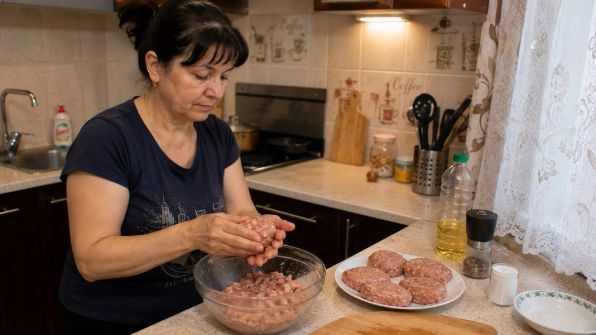 Хлеб и масло теперь не в фаворе: жарю котлеты как шеф - получаются нежные и сочные, а фарш не разваливается