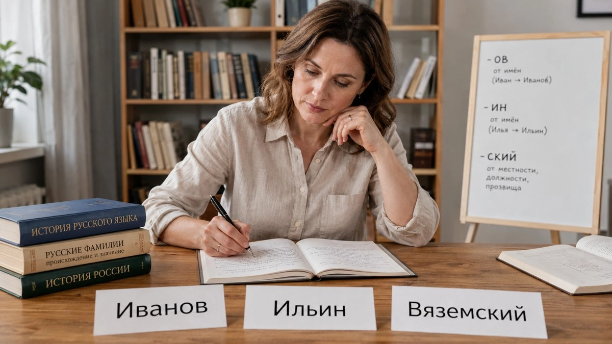 Почему одни русские фамилии заканчиваются на «-ов», другие на «-ин», а третьи на «-ский»: эти окончания появились не случайно