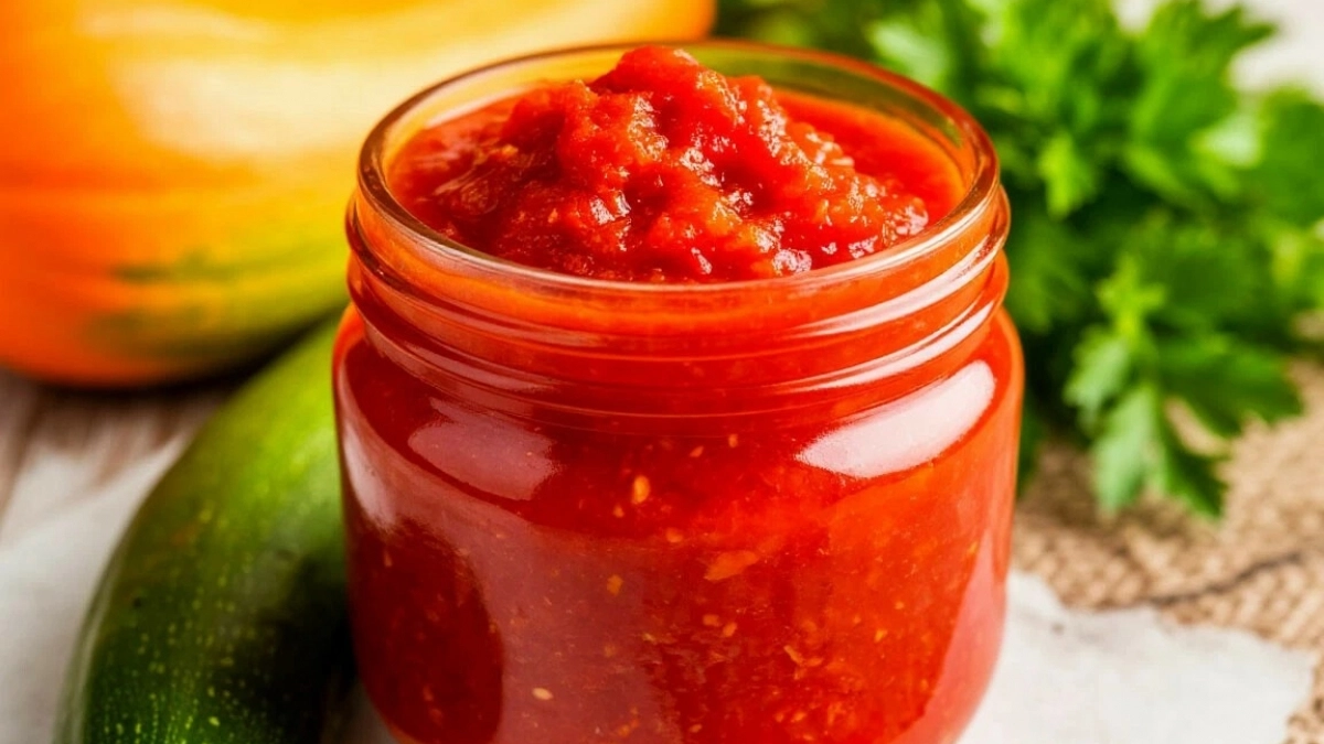 Кабачковая аджика — не классика, но вкуснее: мягкая, острая, чесночная, улетает с хлебом за минуту