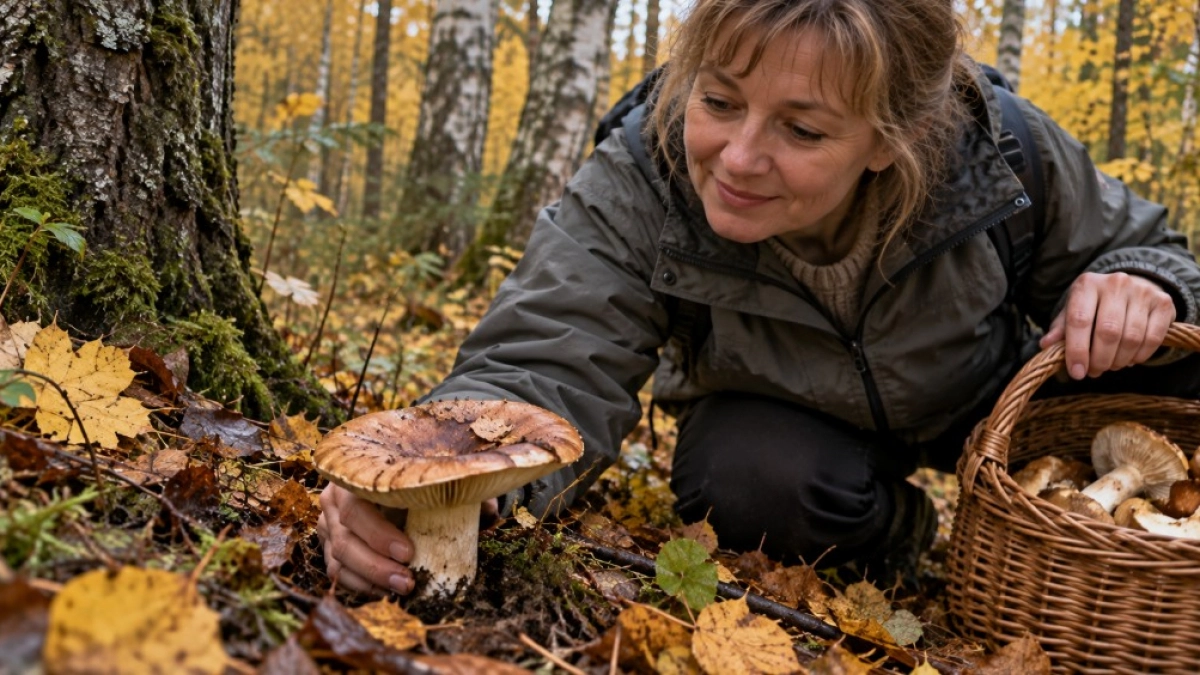 Родственника рыжика — вкуснейший гриб, но многие обходят за 2 км: и зря, он плотный, мясистый и отлично жарится