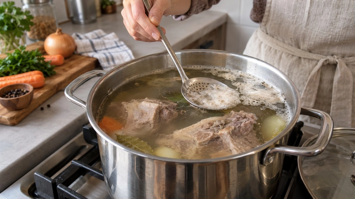 Бульон получается мутным из-за одной привычки: что сделать с мясом в начале варки – будет прозрачным без хитрой химии
