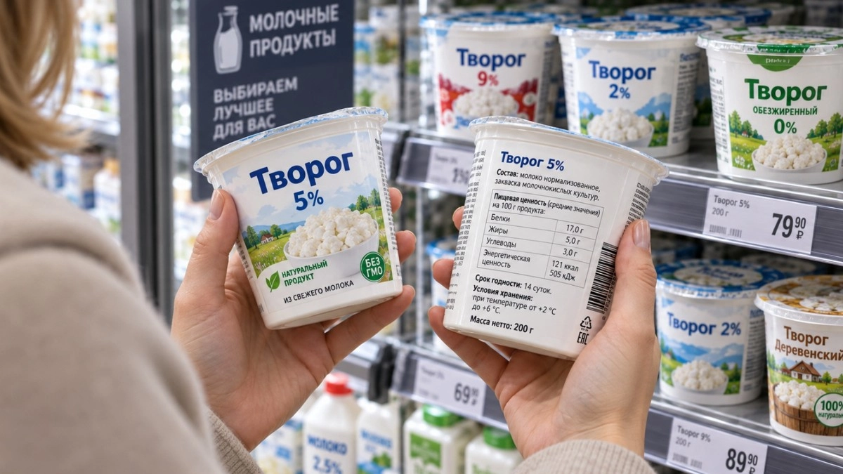 Творог выбираю не по жирности: 5 строк на пачке, которые стоит прочитать ещё до кассы