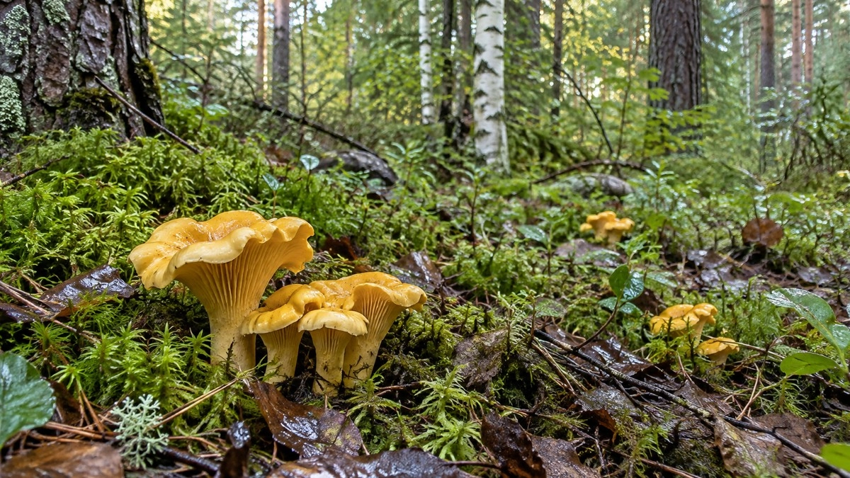 Лисички прячутся под мхом целыми семьями: 5 признаков места, где после дождя стоит искать особенно внимательно