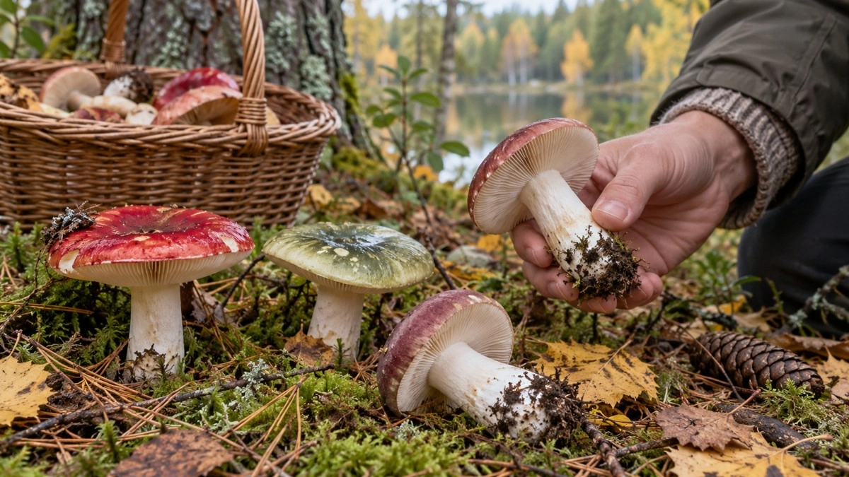 Сыроежка оказалась жгучей на вкус: какие виды лучше не класть в корзину и почему цвет шляпки не даёт точного ответа