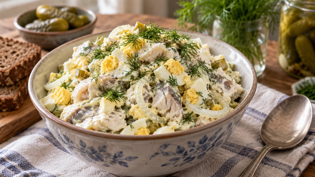 Не салат, а находка из СССР: рыба впитывает рассол и становится в разы вкуснее