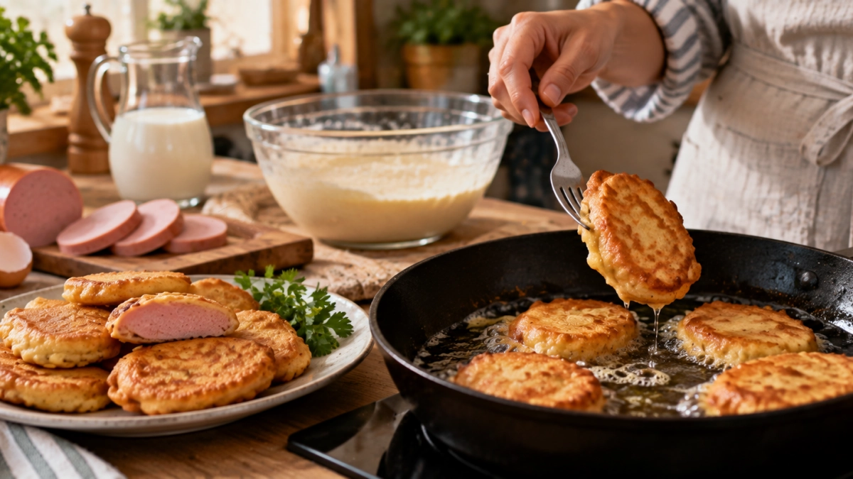 Беру молоко и колбасу — на завтрак получаю гору вкусноты: дети съедают до последней крошки 