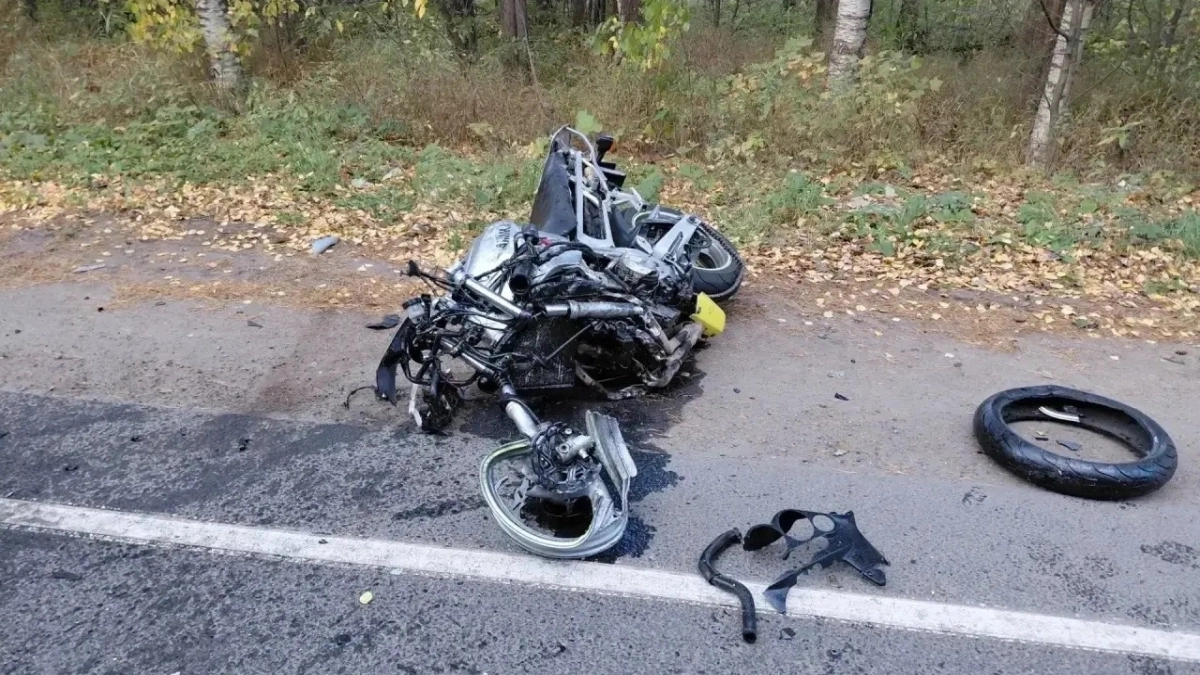 В Кирово-Чепецке установили личность разбившегося в тройном ДТП байкера