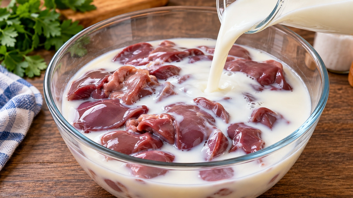 Куриная печень больше не горчит: заливаю на 10 минут одним продуктом — вкус становится мягче
