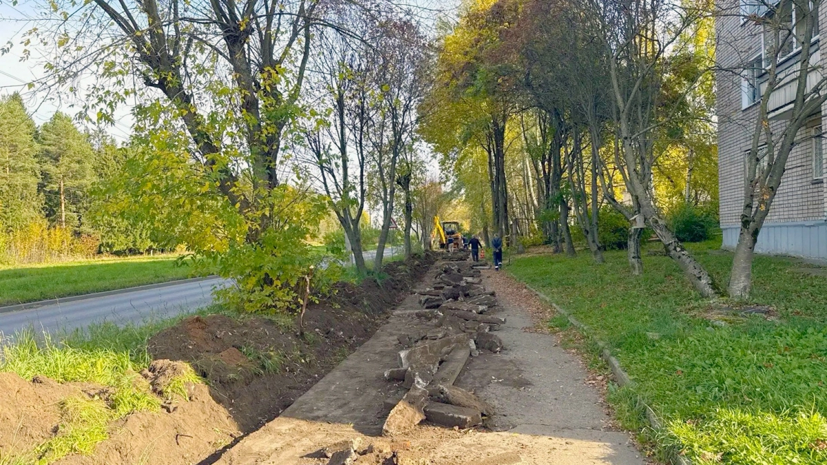 Власти Кирово-Чепецка отчитались о ремонте еще двух тротуаров