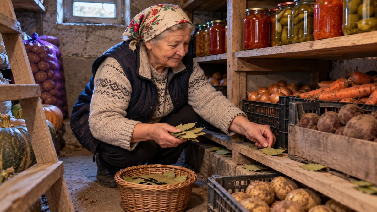 Бабушкин способ от мышей: 3 листика в угол — и грызуны не суются в погреб