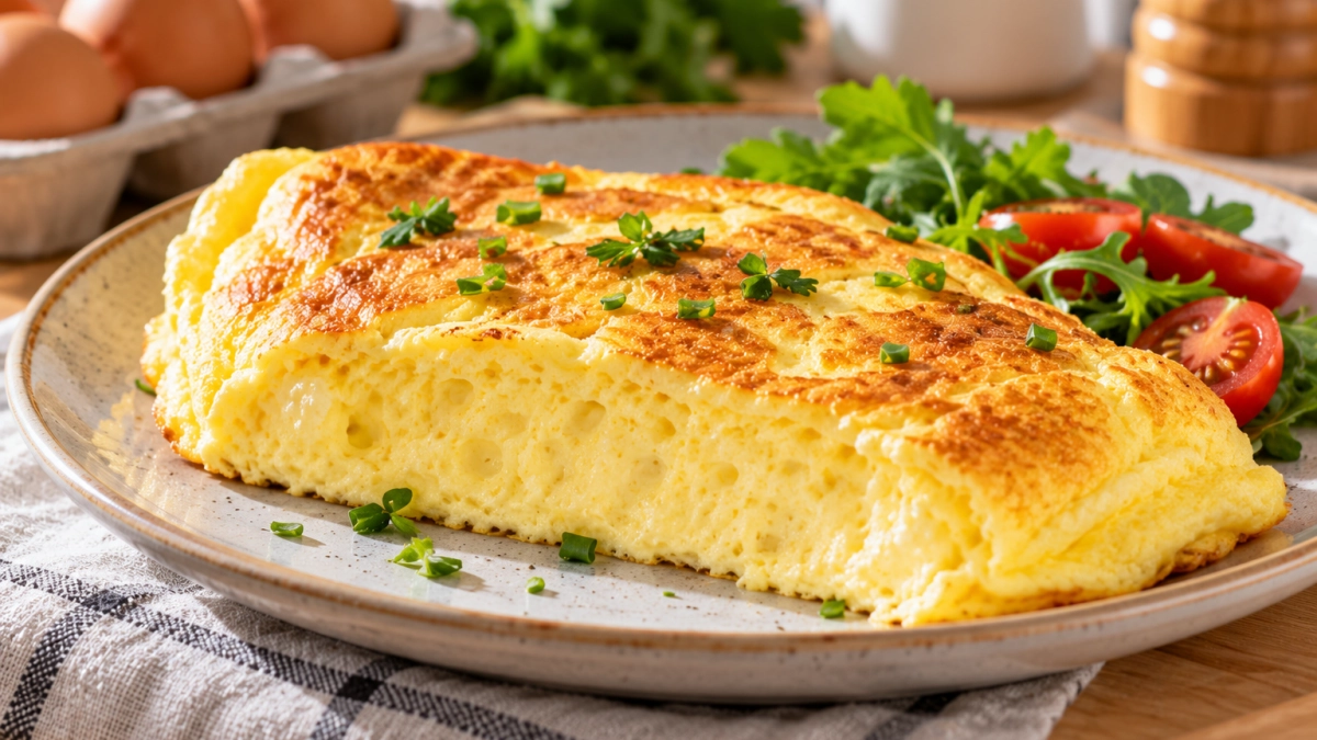 Омлет любит не молоко и не сливки, а этот продукт: на завтрак подаю пышный и румяный - в тарелке не оседает