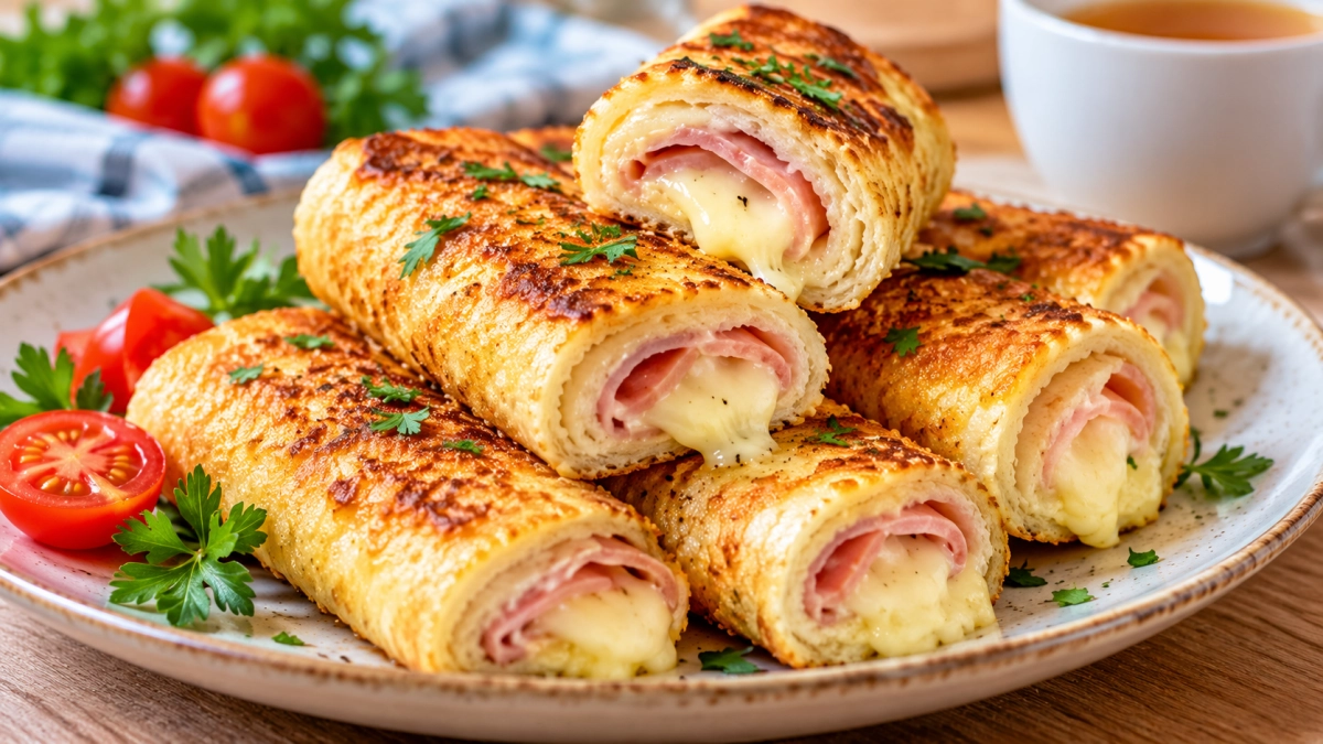 Не бутерброды и не омлет: раскатываю хлеб скалкой и получаю вкуснейший завтрак за 15 минут