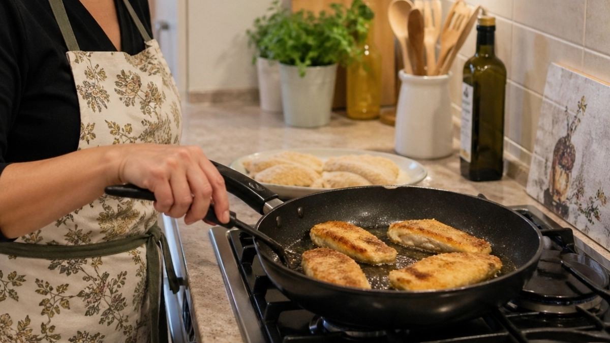 Перед жаркой рыбы отправляю в сковороду один продукт: запах не въедается в шторы — старый бабушкин секрет