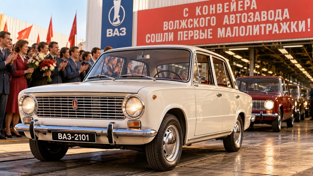 Почему легендарная «копейка» празднует сразу 3 дня рождения: запомните эту удивительную историю ВАЗ-2101