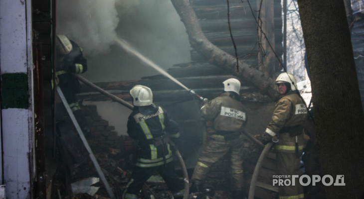 В Кирово-Чепецком районе загорелась баня 