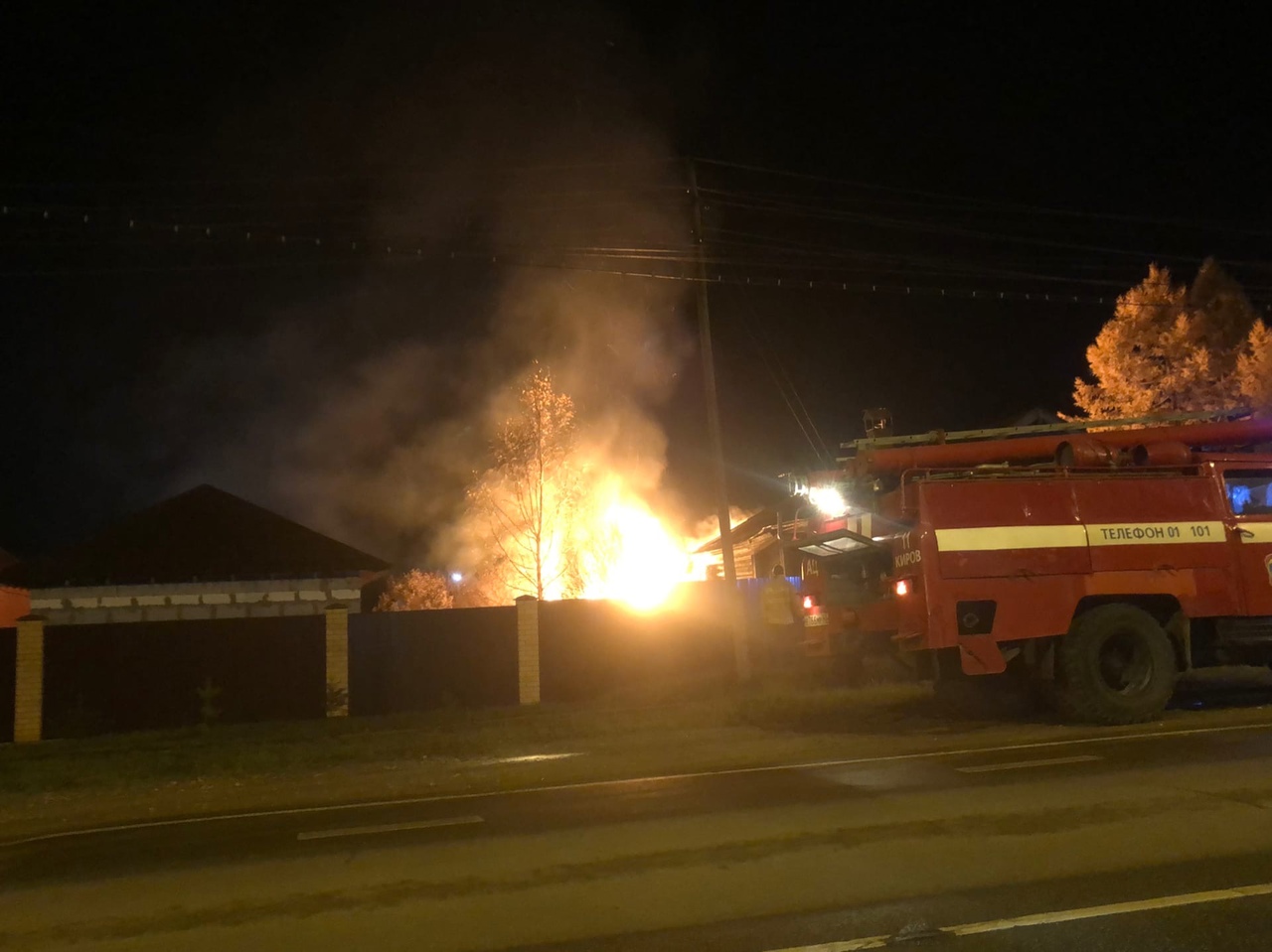 За выходные в Кирово-Чепецком районе сгорели две бани