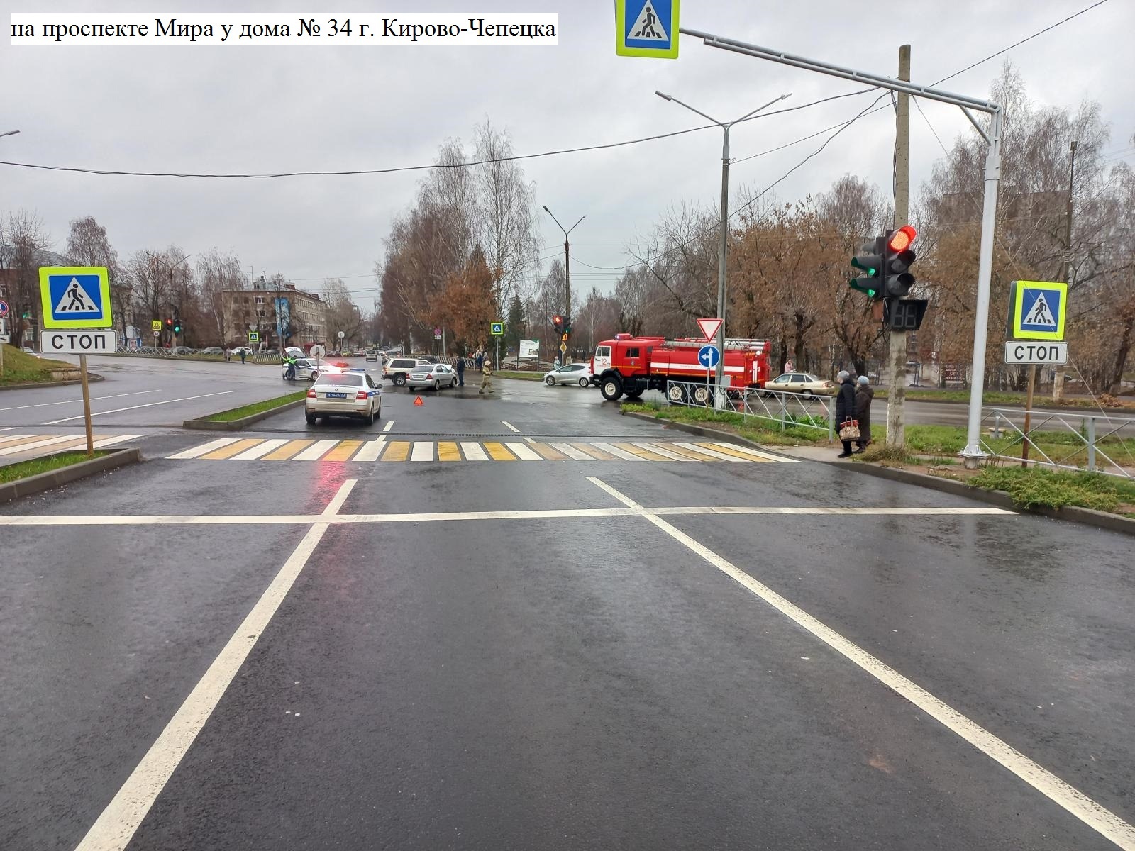 В Кирово-Чепецке при столкновении двух иномарок пострадали мужчина и женщина