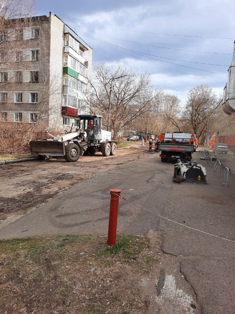 Дорожные работы в Кирово-Чепецке начались раньше времени