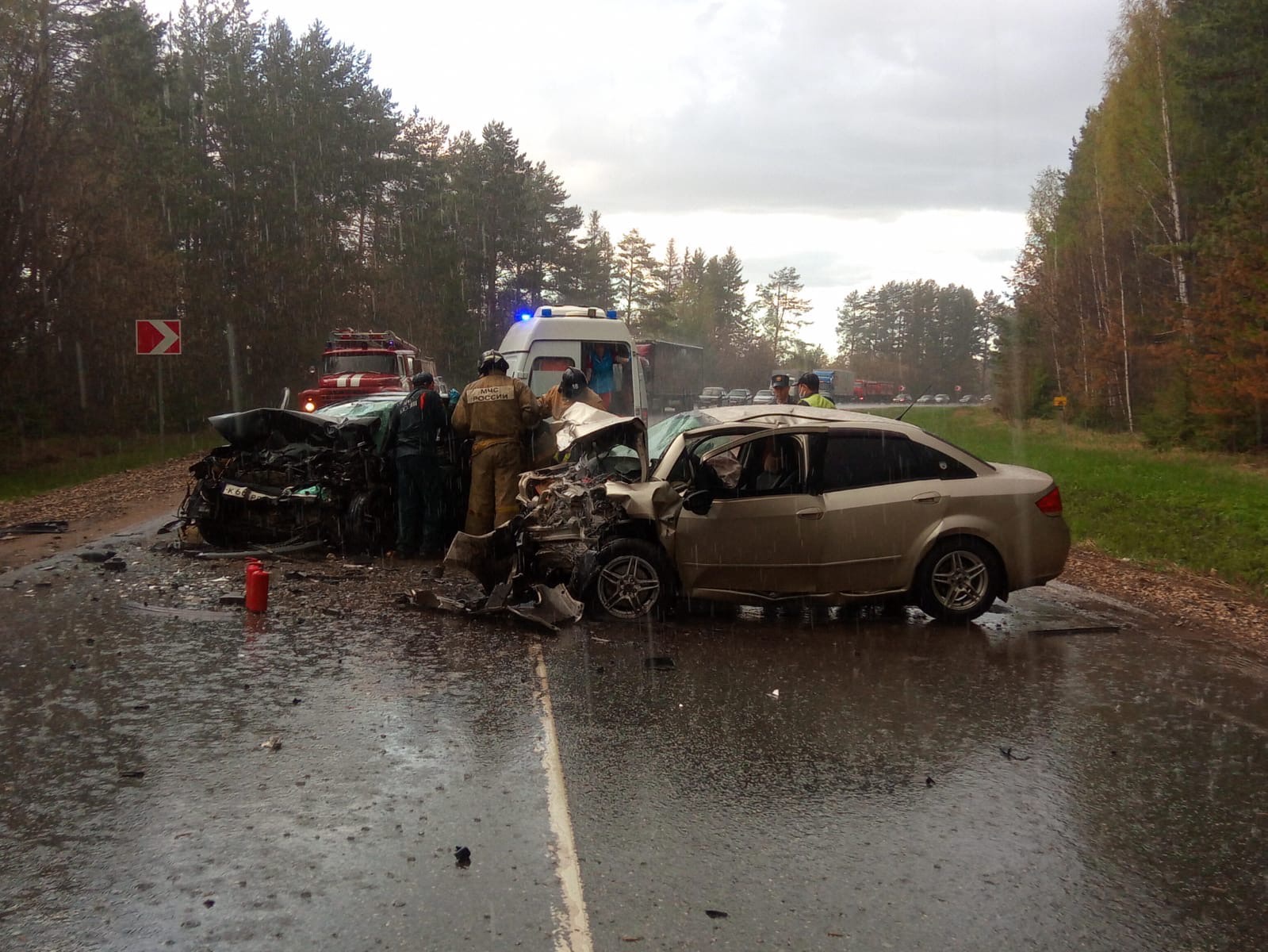 В Кировской области в ДТП на трассе погибли два водителя