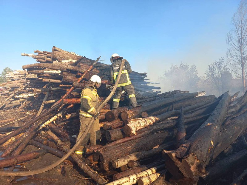 В Кирово-Чепецком районе произошел пожар
