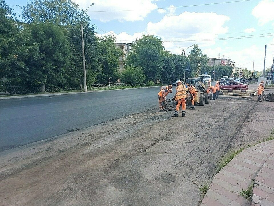В Кирово-Чепецке завершается ремонт одной из центральных улиц города