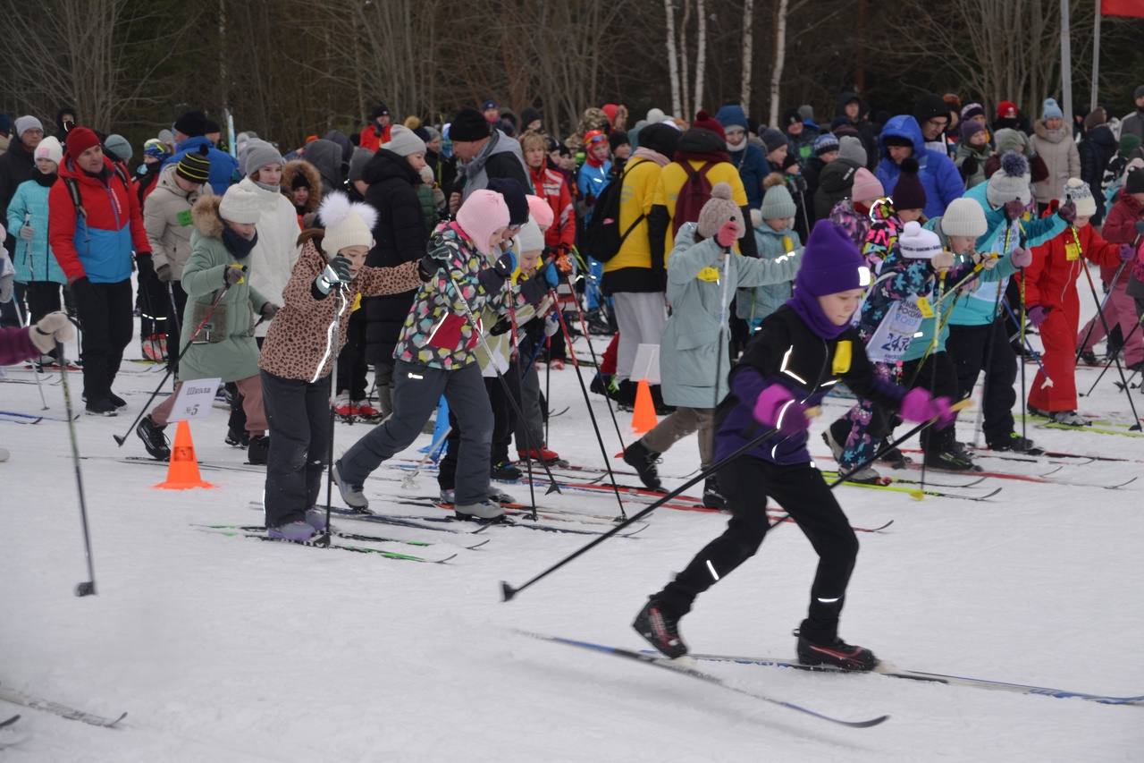 В Кирово-Чепецке на старт "Лыжни России" вышли более 500 участников