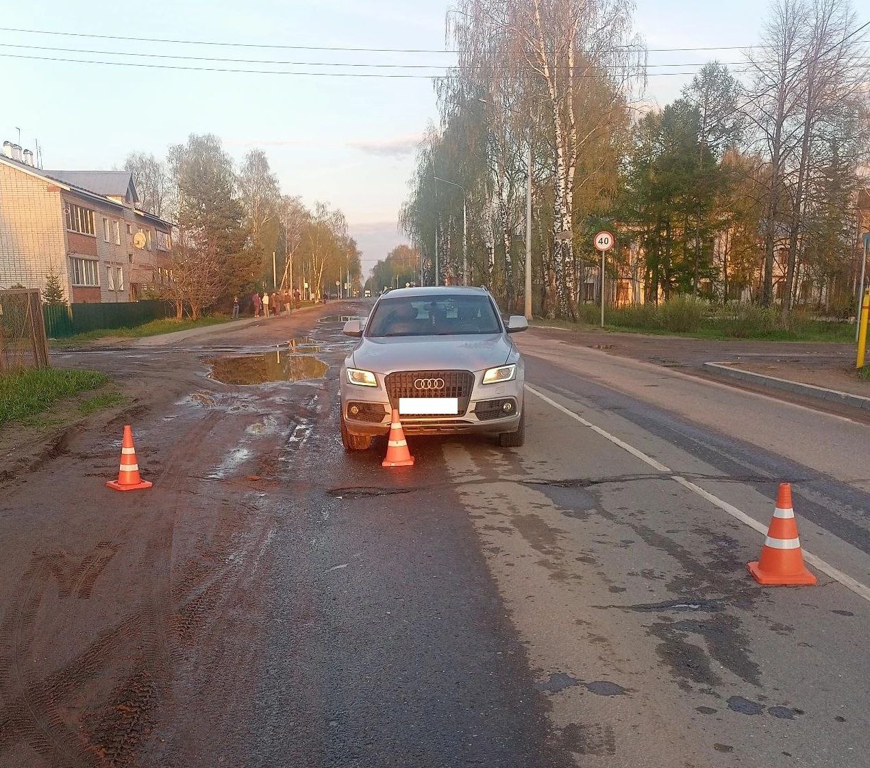 В Кирово-Чепецком районе женщина на Audi сбила ребенка
