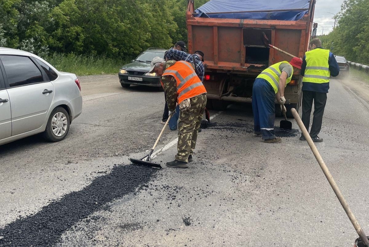 В Кирово-Чепецке начался ремонт дороги на путепроводе по улице 60 лет Октября
