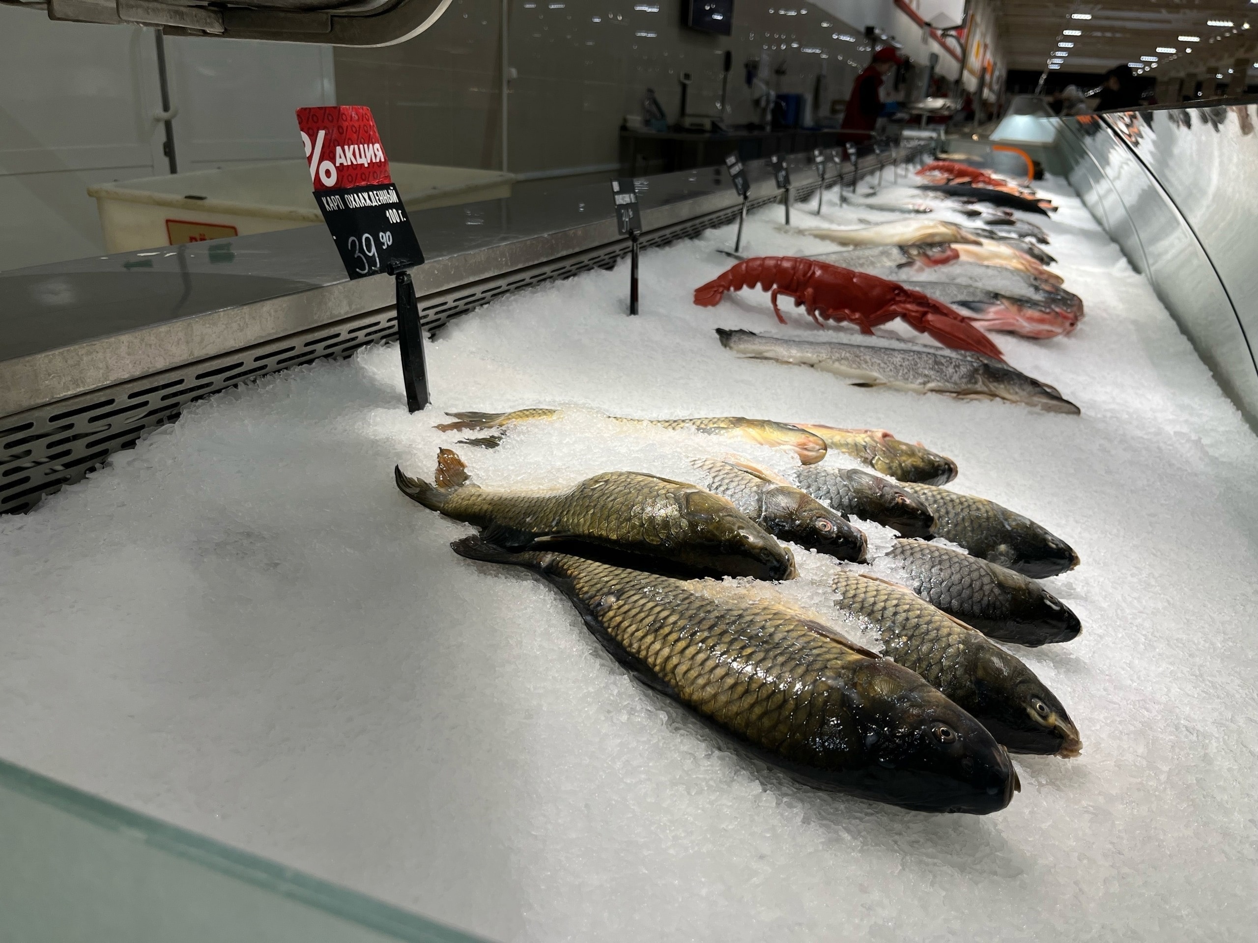 В кирово-чепецкие магазины тоннами завозили просроченную мороженую рыбу